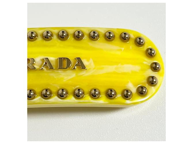 Fermaglio per capelli giallo da donna Prada - vista 7