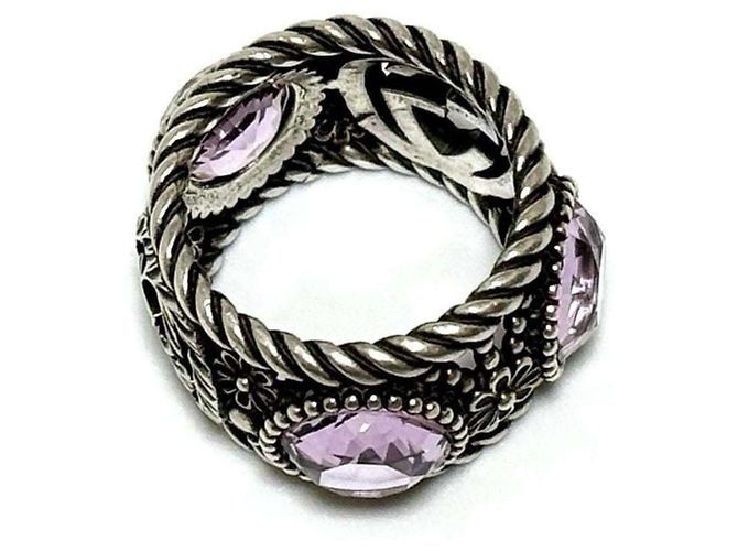 GUCCI Damenring mit ineinandergreifendem G Silber - Ansicht 6