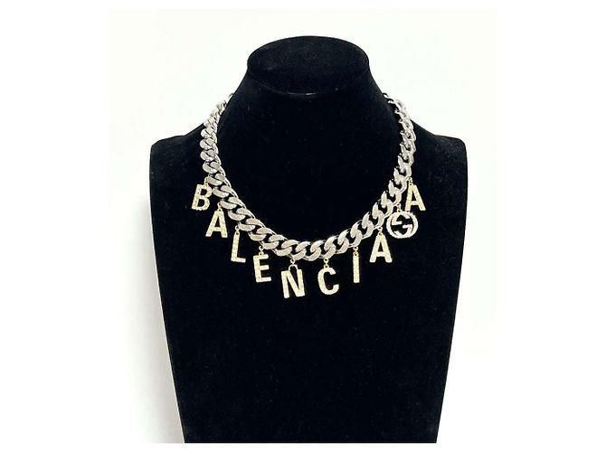 Collana Pendente Choker Script da Uomo GUCCI BALENCIAGA - vista 8