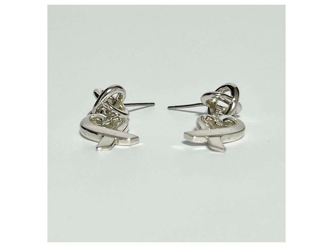 Tiffany & Co Orecchini Loving Heart da donna Tiffany Argento - vista 4