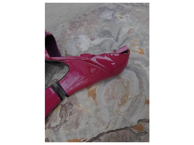 Tacchi Marc Jacobs in pelle vernice viola Porpora - vista 12