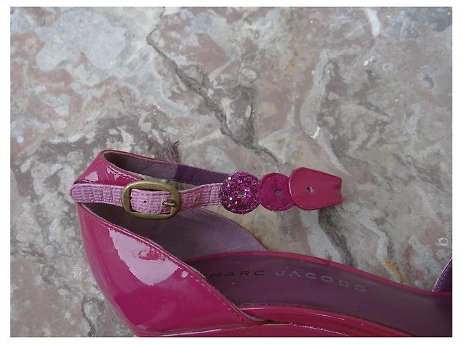 Tacchi Marc Jacobs in pelle vernice viola Porpora - vista 13