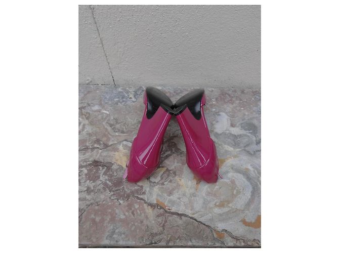 Tacchi Marc Jacobs in pelle vernice viola Porpora - vista 14