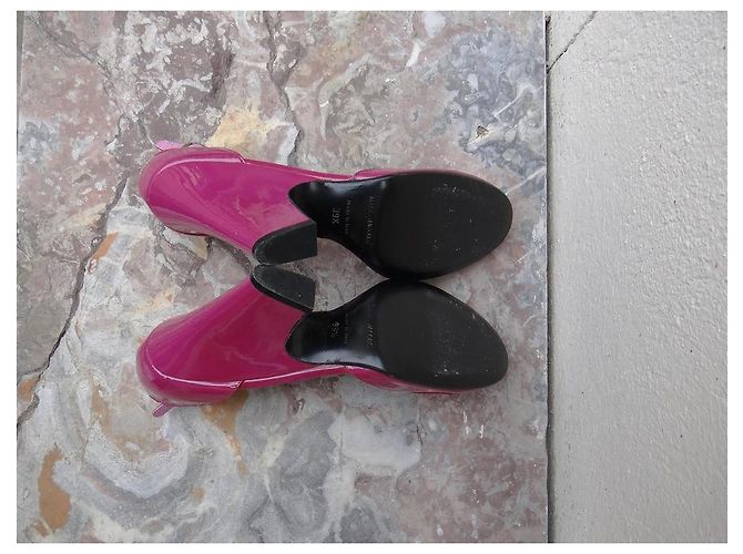 Tacchi Marc Jacobs in pelle vernice viola Porpora - vista 15