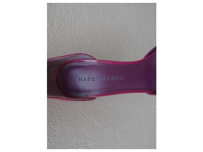 Tacchi Marc Jacobs in pelle vernice viola Porpora - vista 3