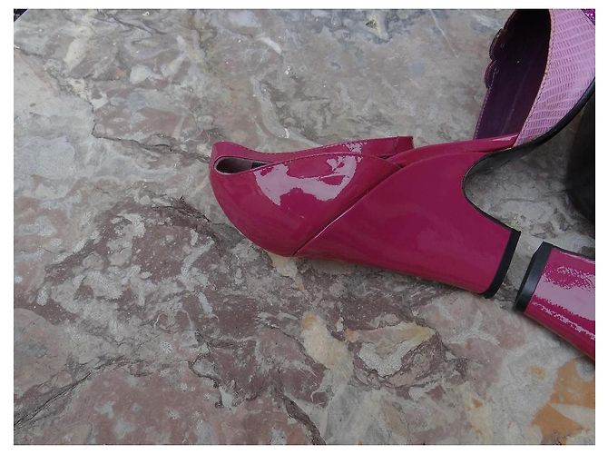 Tacchi Marc Jacobs in pelle vernice viola Porpora - vista 8