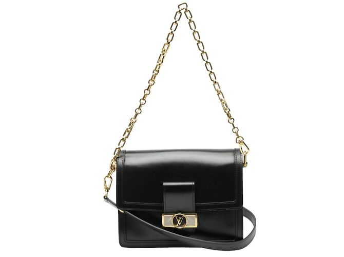 Borsa a Spalla Dauphine MM Louis Vuitton Nero - vista 3