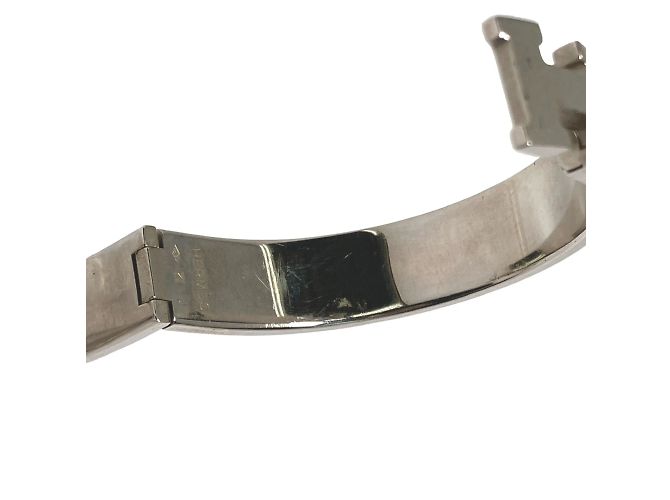 Hermès Pulsera Bangle HERMES Clic HERMES Plata Blanco - vista 7