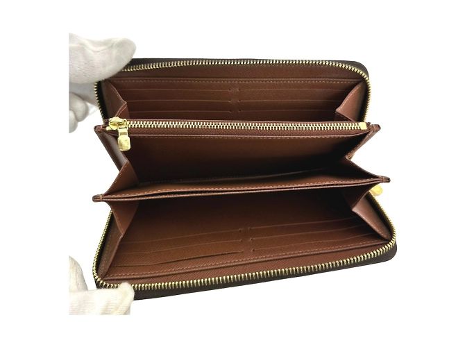 Cartera larga Monogram Louis Vuitton Castaño - vista 8