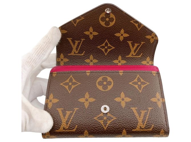 Louis Vuitton Dreifach-Brieftasche in Fuchsia Fuschia - Ansicht 10