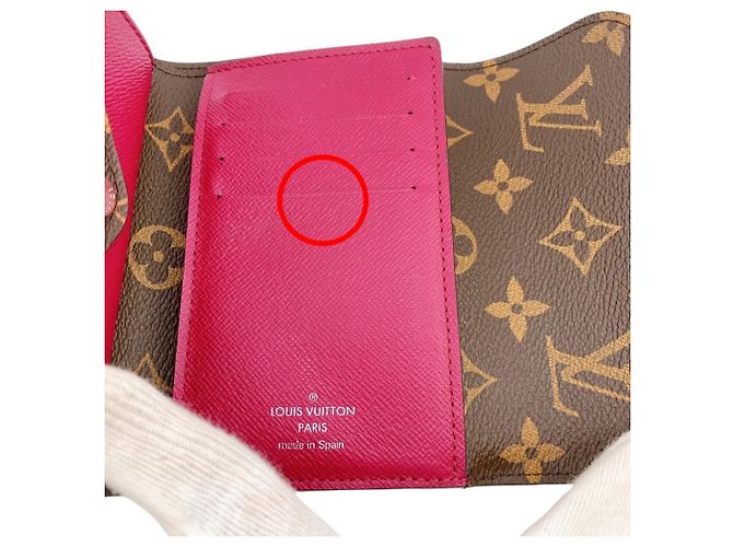 Louis Vuitton Dreifach-Brieftasche in Fuchsia Fuschia - Ansicht 12