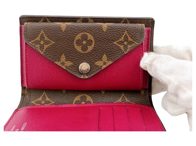 Louis Vuitton Dreifach-Brieftasche in Fuchsia Fuschia - Ansicht 13