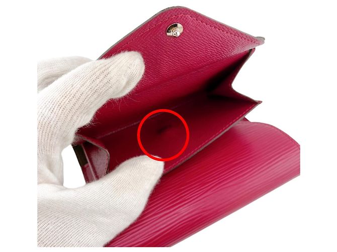 Louis Vuitton Dreifach-Brieftasche in Fuchsia Fuschia - Ansicht 14