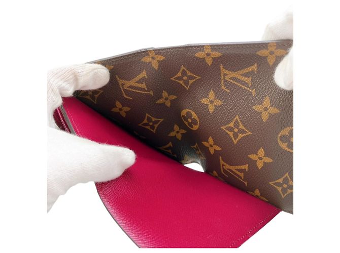 Louis Vuitton Dreifach-Brieftasche in Fuchsia Fuschia - Ansicht 15