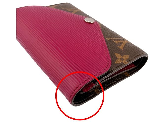 Louis Vuitton Dreifach-Brieftasche in Fuchsia Fuschia - Ansicht 6