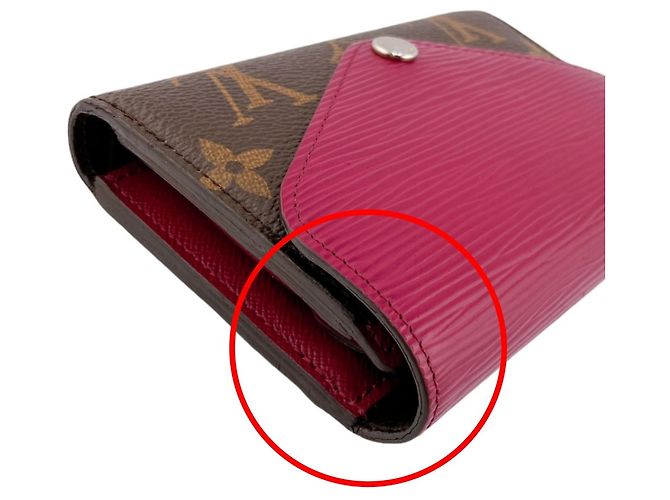 Louis Vuitton Dreifach-Brieftasche in Fuchsia Fuschia - Ansicht 7