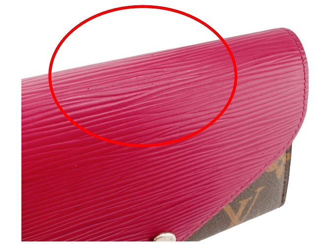 Louis Vuitton Dreifach-Brieftasche in Fuchsia Fuschia - Ansicht 9