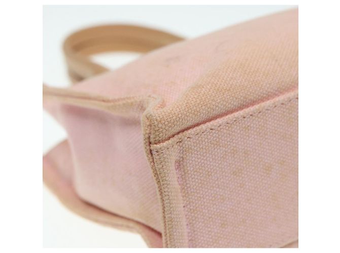 Borsa a mano in tela Burberry Blue Label rosa beige Auth ti1990 - vista 14