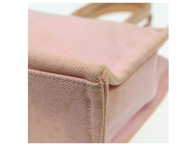 Borsa a mano in tela Burberry Blue Label rosa beige Auth ti1990 - vista 15