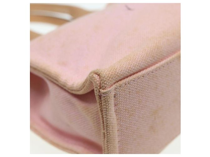 Borsa a mano in tela Burberry Blue Label rosa beige Auth ti1990 - vista 16