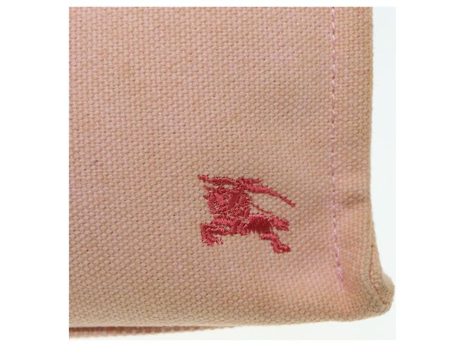 Borsa a mano in tela Burberry Blue Label rosa beige Auth ti1990 - vista 17