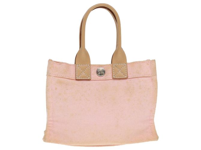 Borsa a mano in tela Burberry Blue Label rosa beige Auth ti1990 - vista 2