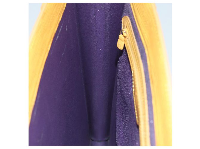 LOUIS VUITTON Epi Sac Plat Borsa a Mano Gialla M52079 LV Auth ep5391 Giallo - vista 19