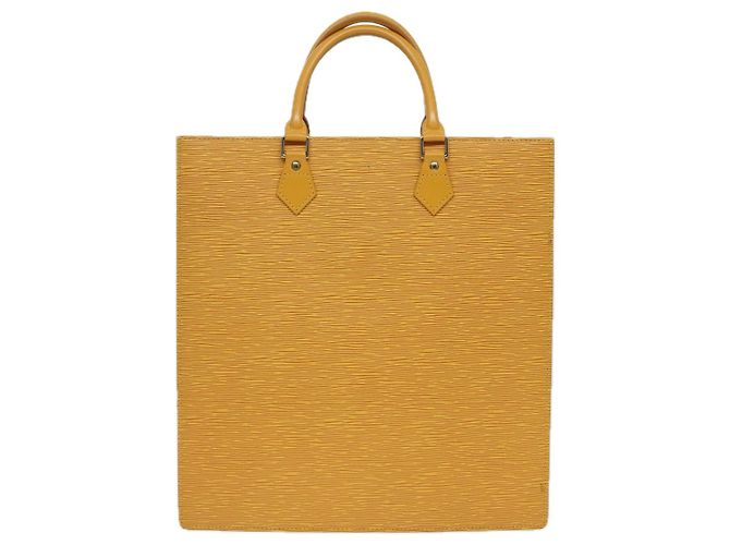 LOUIS VUITTON Epi Sac Plat Borsa a Mano Gialla M52079 LV Auth ep5391 Giallo - vista 2