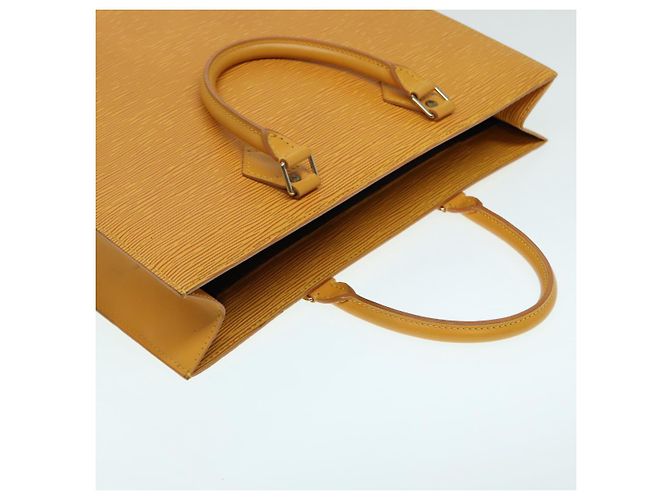 LOUIS VUITTON Epi Sac Plat Borsa a Mano Gialla M52079 LV Auth ep5391 Giallo - vista 6