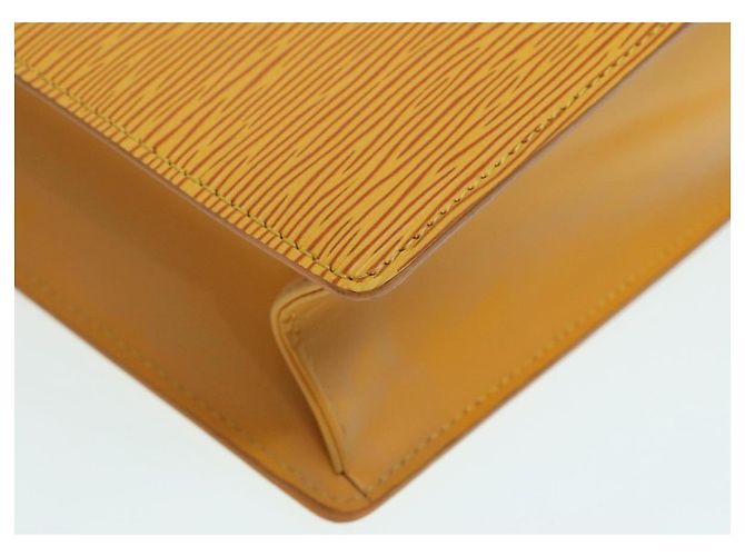 LOUIS VUITTON Epi Sac Plat Borsa a Mano Gialla M52079 LV Auth ep5391 Giallo - vista 9