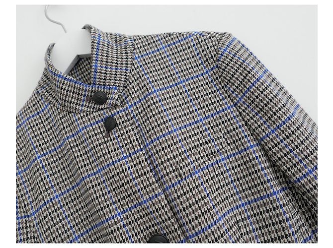 Giacca Blazer a quadri marrone e blu Rag & Bone Slade - vista 2
