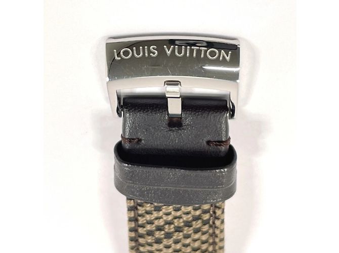 Louis Vuitton Speedy Duojet Q2371 Uhr Braun Silber - Ansicht 10