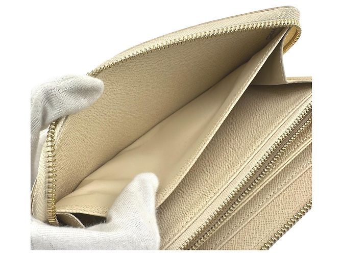 Cartera Larga Damier Azur Louis Vuitton Blanco - vista 12