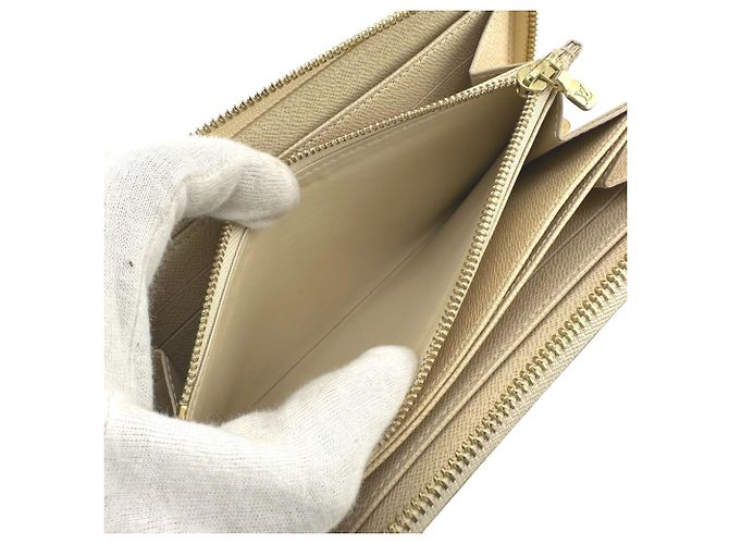 Cartera Larga Damier Azur Louis Vuitton Blanco - vista 14