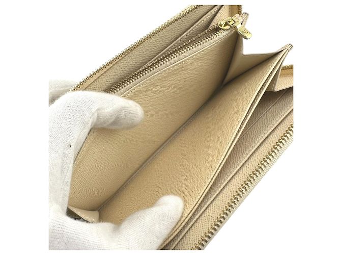 Cartera Larga Damier Azur Louis Vuitton Blanco - vista 15