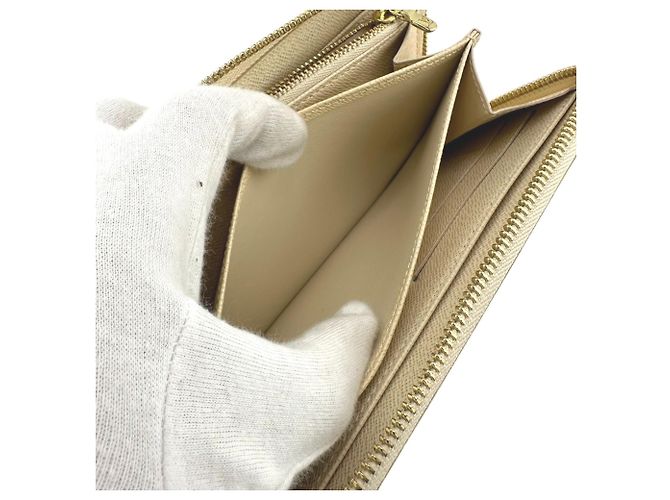 Cartera Larga Damier Azur Louis Vuitton Blanco - vista 16