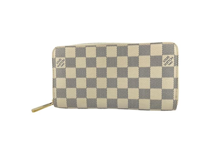 Cartera Larga Damier Azur Louis Vuitton Blanco - vista 2