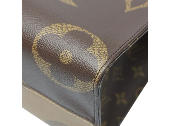Borsa tote On the Go MM Monogramma Louis Vuitton Marrone - vista 14