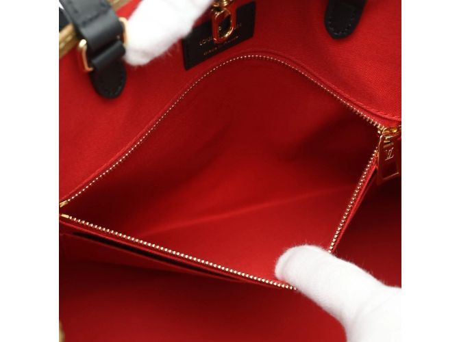 Borsa tote On the Go MM Monogramma Louis Vuitton Marrone - vista 17