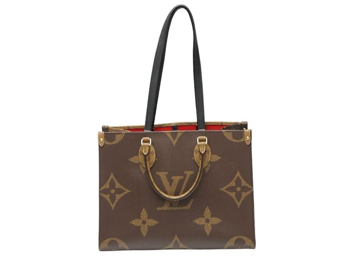 Borsa tote On the Go MM Monogramma Louis Vuitton Marrone - vista 6