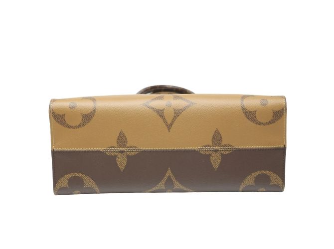 Borsa tote On the Go MM Monogramma Louis Vuitton Marrone - vista 7
