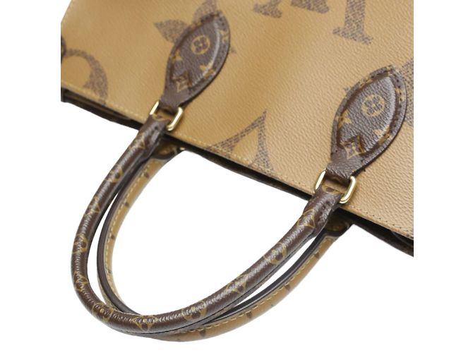 Borsa tote On the Go MM Monogramma Louis Vuitton Marrone - vista 8