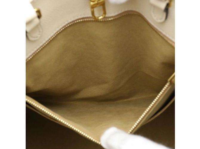 Borsa tote Monogram Empreinte Louis Vuitton Beige - vista 14
