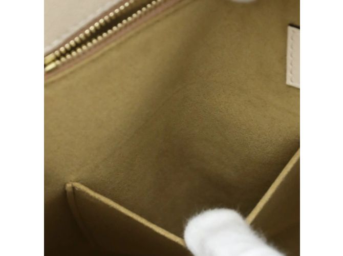 Borsa tote Monogram Empreinte Louis Vuitton Beige - vista 16