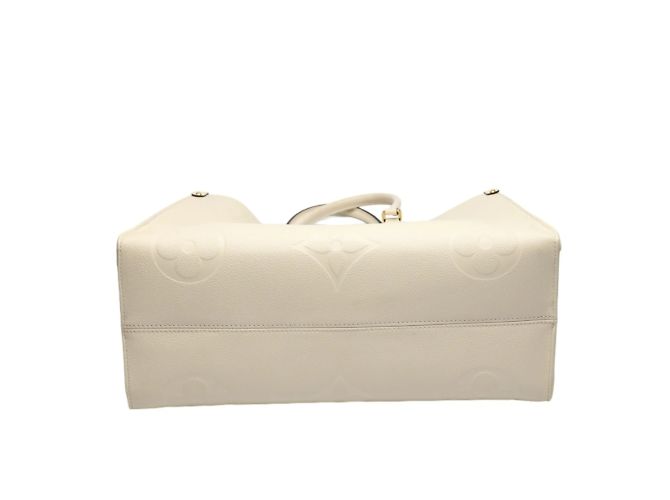 Borsa tote Monogram Empreinte Louis Vuitton Beige - vista 6