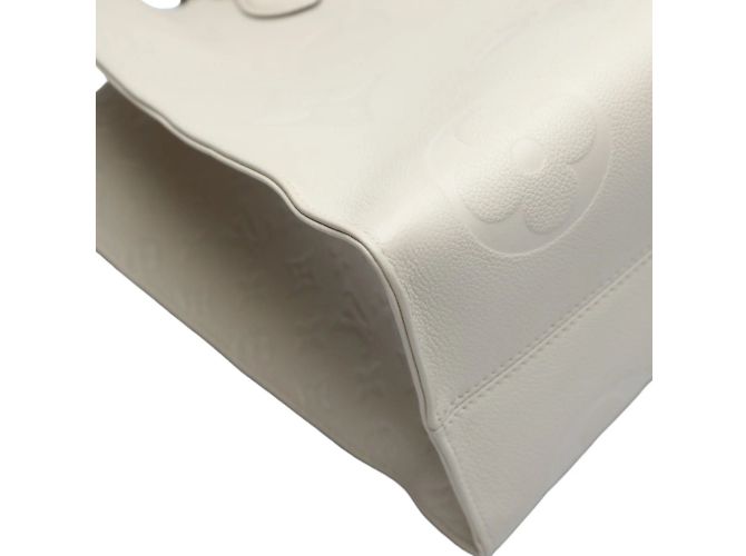 Borsa tote Monogram Empreinte Louis Vuitton Beige - vista 9