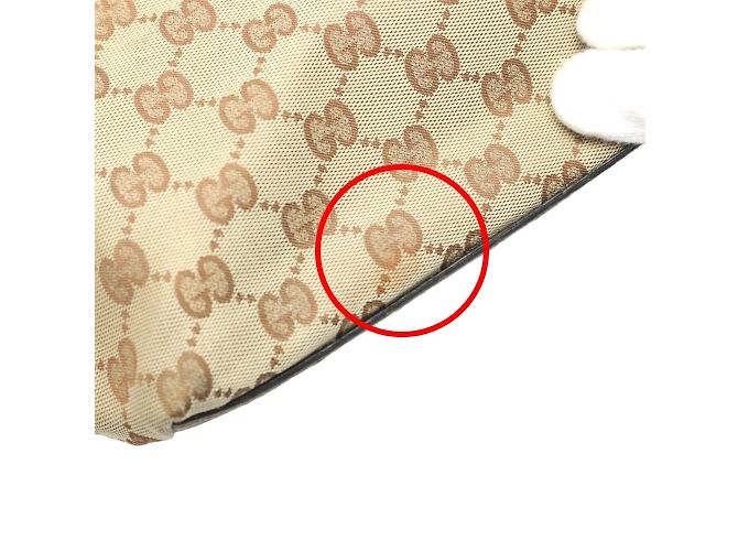 Borsa a mano Gucci GG Canvas Beige - vista 10