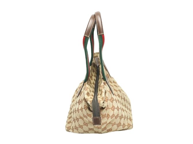 Borsa a mano Gucci GG Canvas Beige - vista 4
