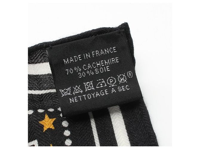 Hermès Sciarpa Hermes Carre Gean 140 Zouaves e Dragoni Nero Multicolore - vista 4