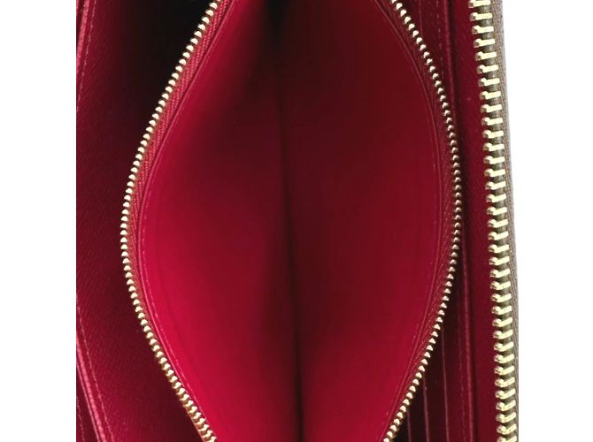 Cartera larga Monogram Louis Vuitton Castaño Fucsia - vista 11